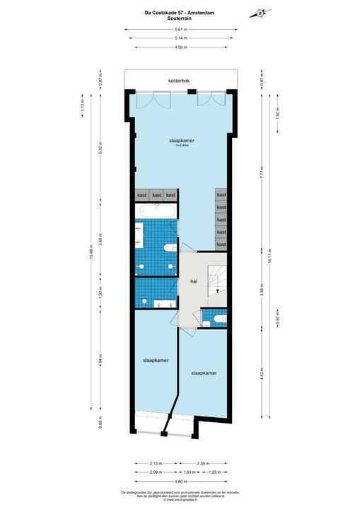 Da Costakade 57 H, Amsterdam plattegrond-34