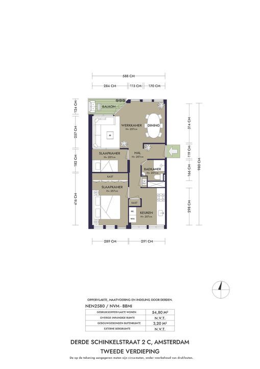 Derde Schinkelstraat 2 C, Amsterdam plattegrond-26