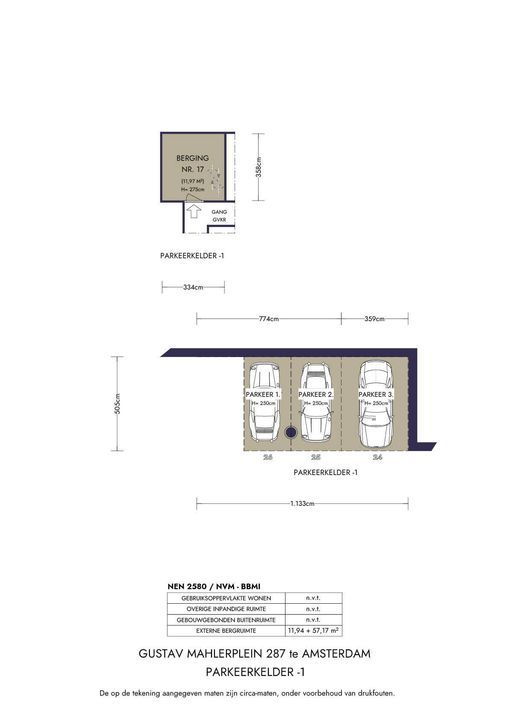 Gustav Mahlerplein 287, Amsterdam plattegrond-58