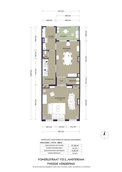 Vondelstraat 112 3, Amsterdam plattegrond-47