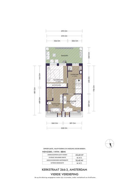 Kerkstraat 266 3, Amsterdam plattegrond-41
