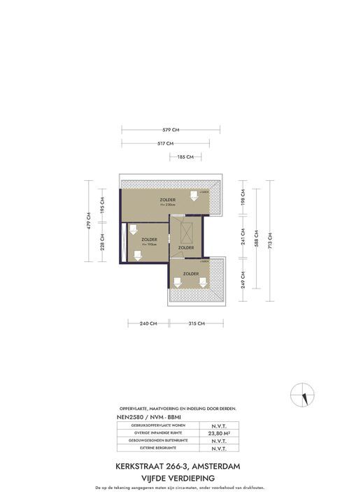 Kerkstraat 266 3, Amsterdam plattegrond-41