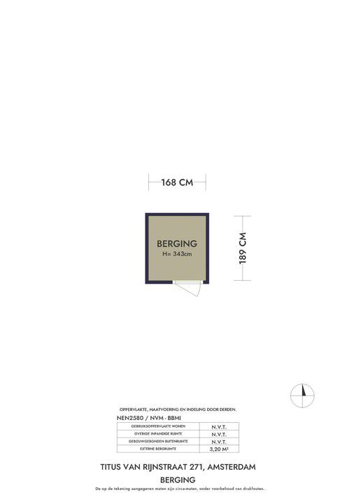 Titus van Rijnstraat 271, Amsterdam plattegrond-33