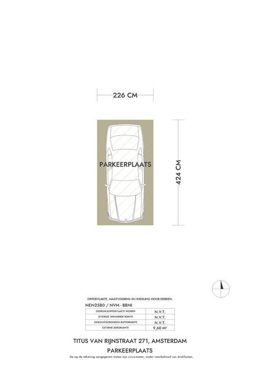 Titus van Rijnstraat 271, Amsterdam plattegrond-33