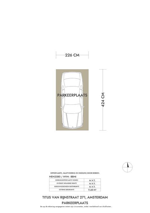 Titus van Rijnstraat 271, Amsterdam plattegrond-33