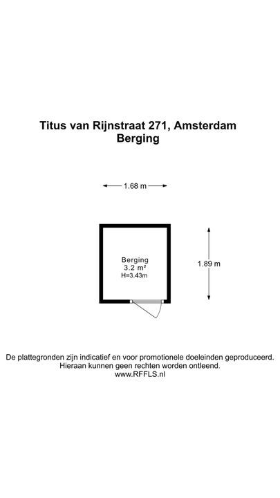 Titus van Rijnstraat 271, Amsterdam plattegrond-33