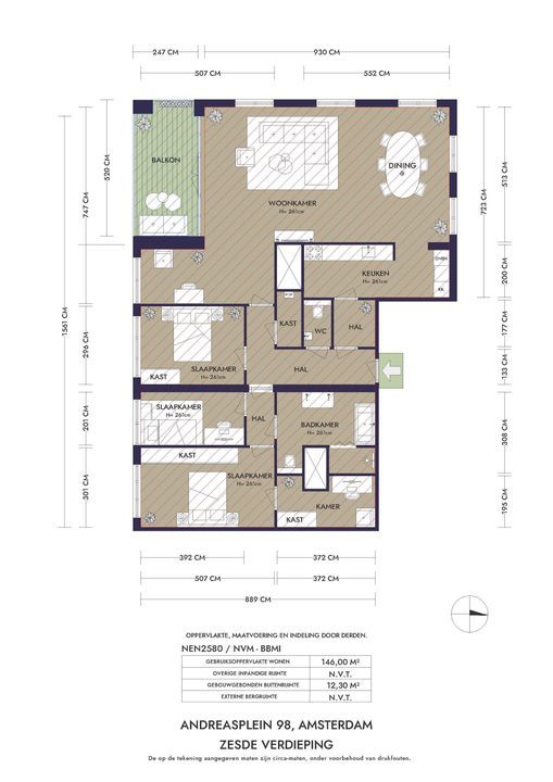 Andreasplein 98, Amsterdam plattegrond-34