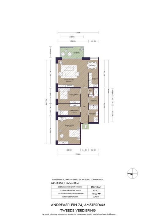 Andreasplein 74, Amsterdam plattegrond-37