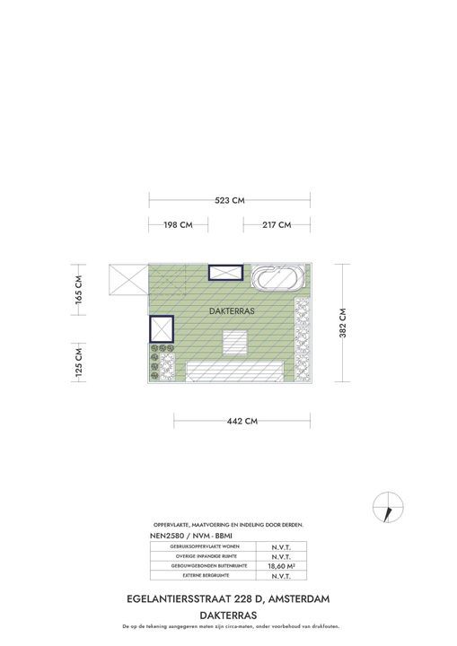 Egelantiersstraat 228 D, Amsterdam plattegrond-18