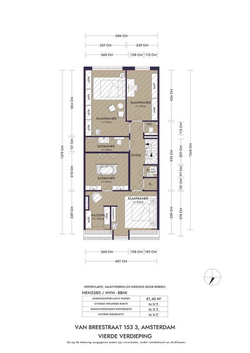 Van Breestraat 153 3, Amsterdam plattegrond-52