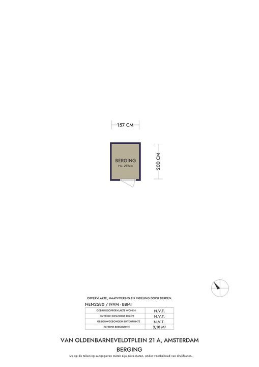 Van Oldenbarneveldtplein 21 A, Amsterdam plattegrond-26