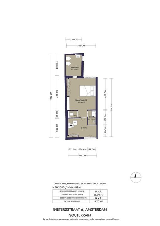 Gietersstraat 6, Amsterdam plattegrond-40