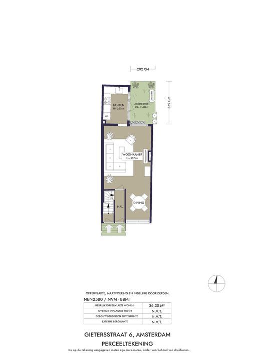 Gietersstraat 6, Amsterdam plattegrond-40