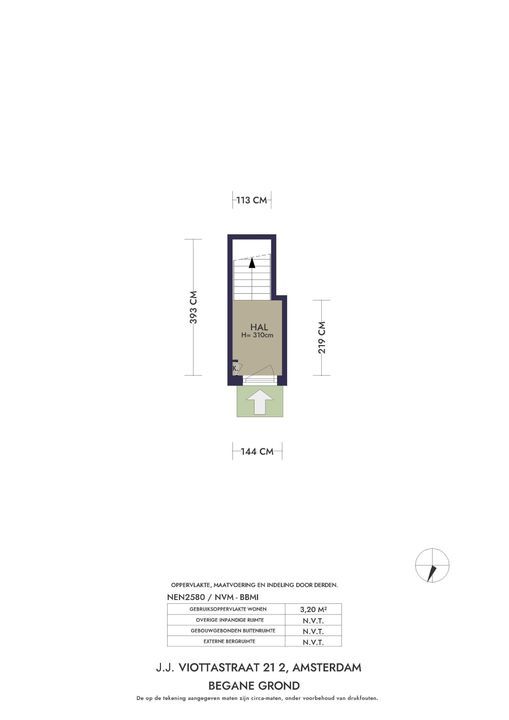 J.J. Viottastraat 21 2, Amsterdam plattegrond-48
