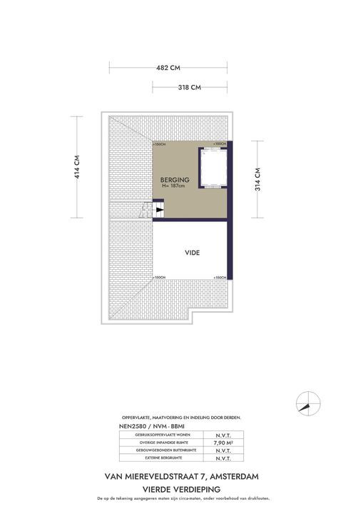 Van Miereveldstraat 7, Amsterdam plattegrond-51