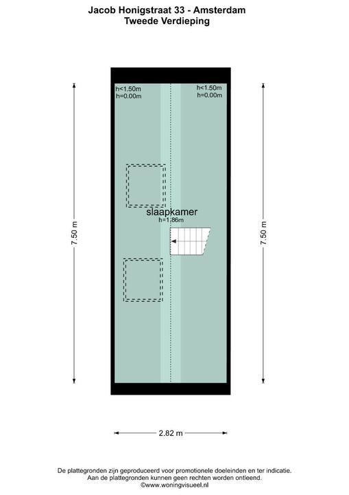 Jacob Honigstraat 33, Amsterdam plattegrond-47