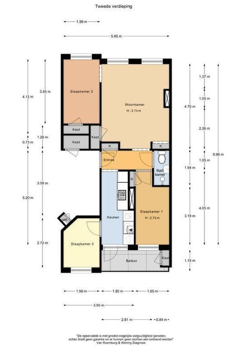 Laing's Nekstraat 48 2, Amsterdam plattegrond-24