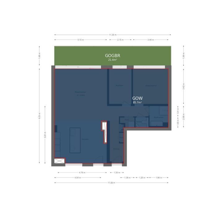 Papaverweg 97, Amsterdam plattegrond-44
