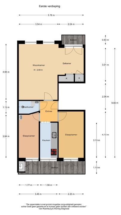 Orteliusstraat 170 1, Amsterdam plattegrond-17