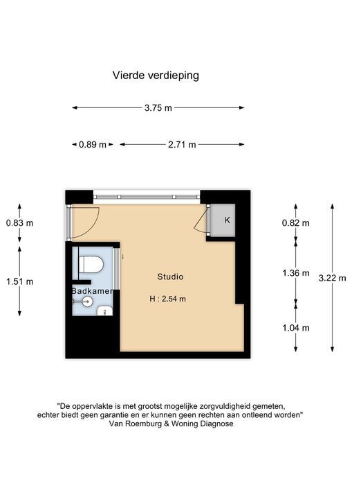 Amstelveenseweg 106 3, Amsterdam plattegrond-27
