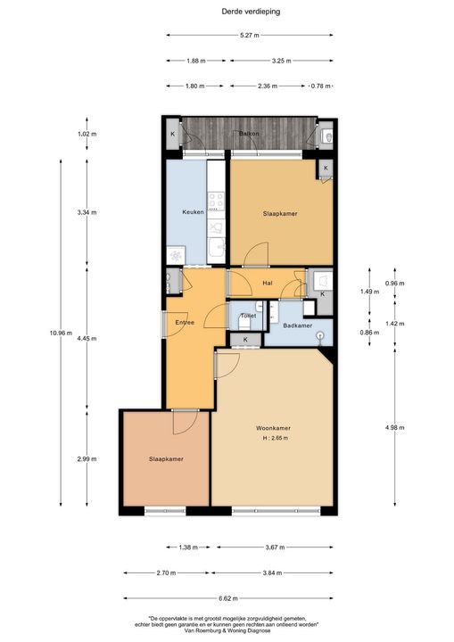 Amstelveenseweg 106 3, Amsterdam plattegrond-27