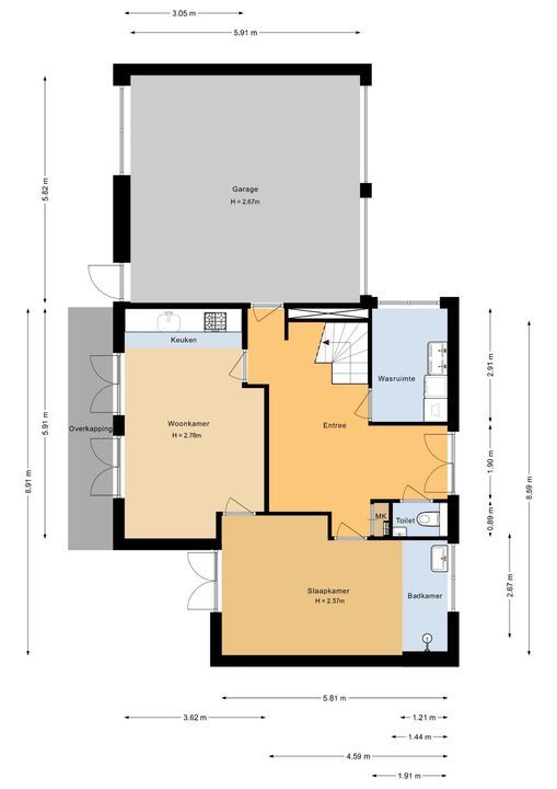 Fortwachter 34, Vijfhuizen plattegrond-57