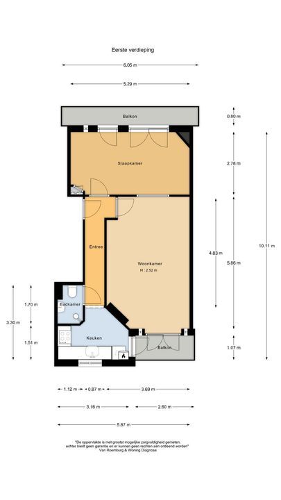 Houtrijkstraat 286, Amsterdam plattegrond-15
