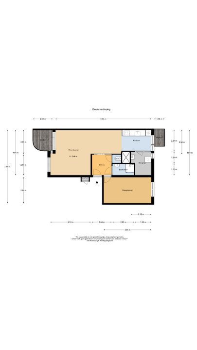 Riouwstraat 81 C, Amsterdam plattegrond-14