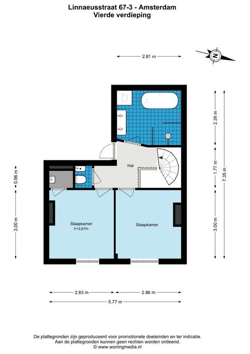 Linnaeusstraat 67 3, Amsterdam plattegrond-39