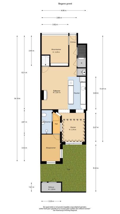 Van Ostadestraat 288 H, Amsterdam plattegrond-31
