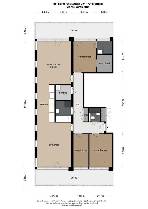 Eef Kamerbeekstraat 294, Amsterdam plattegrond-37
