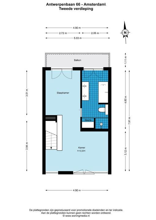 Antwerpenbaan 66, Amsterdam plattegrond-29