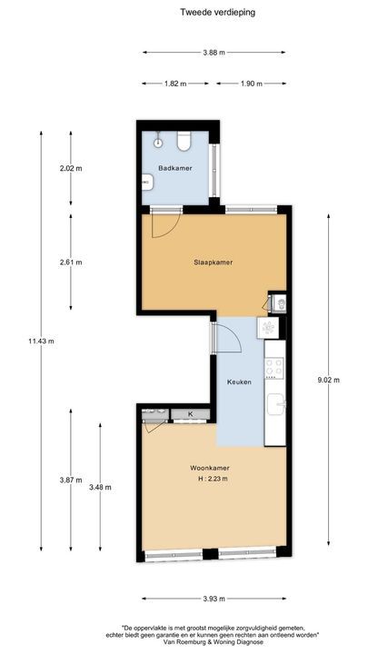 Westermarkt 3 B, Amsterdam plattegrond-20