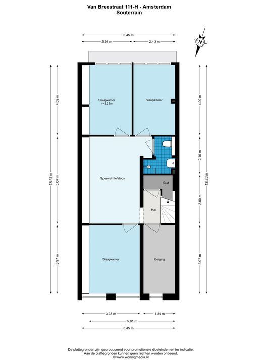 Van Breestraat 111 H, Amsterdam plattegrond-45