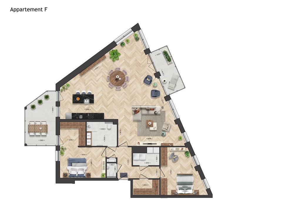 Elantra: Appartement F 22, Goes plattegrond-11