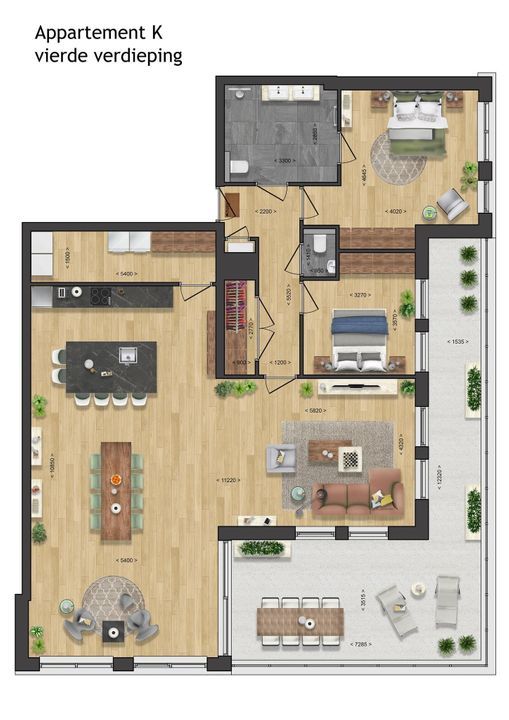 Elantra: Penthouse K 32, Goes plattegrond-11