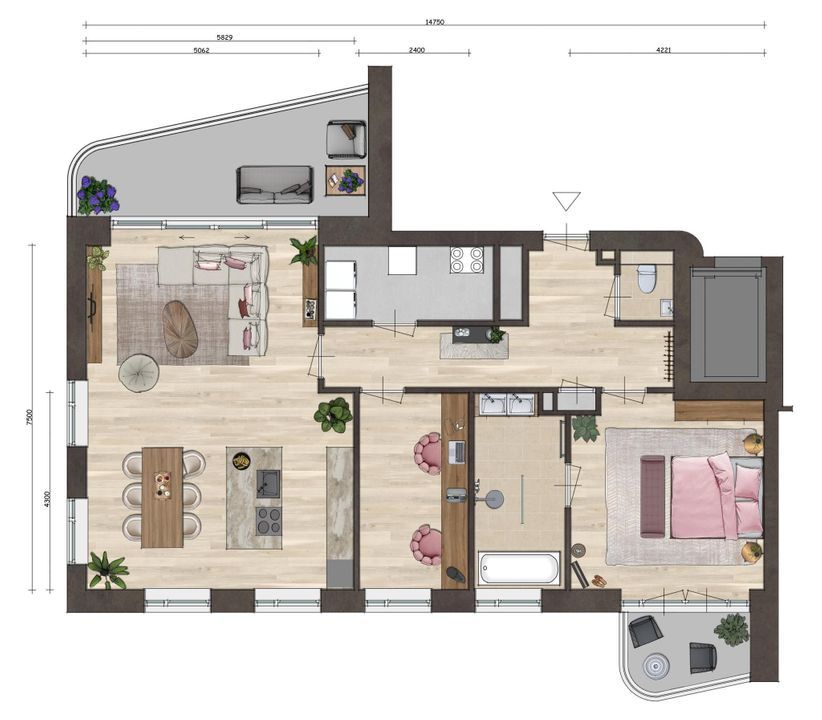 Hennegras 14, Middelburg plattegrond-20