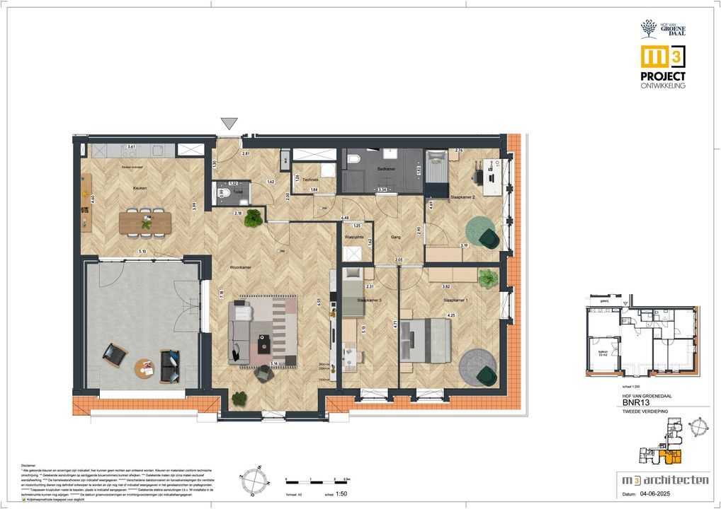 Penthouses 13, Kloetinge plattegrond-11