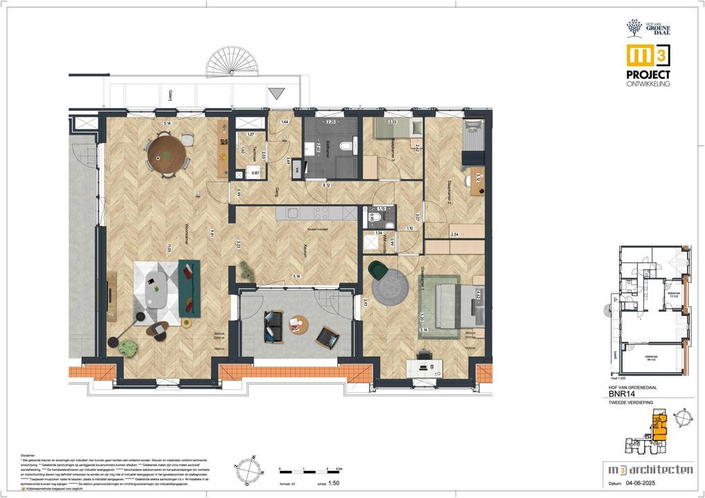 Penthouses 14, Kloetinge plattegrond-11
