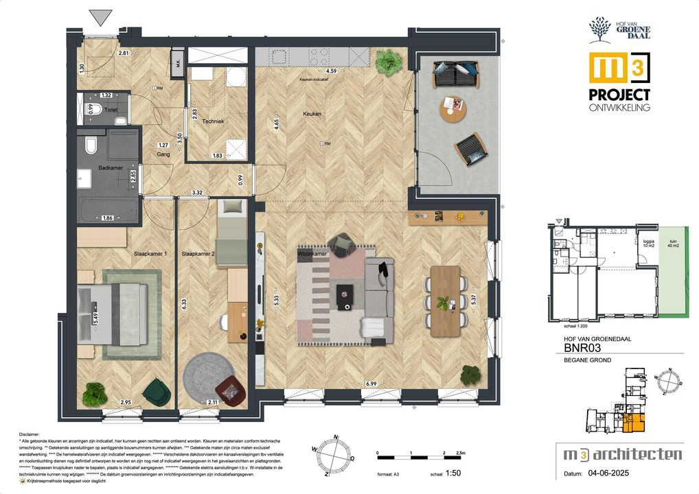 Appartementen 3, Kloetinge plattegrond-11