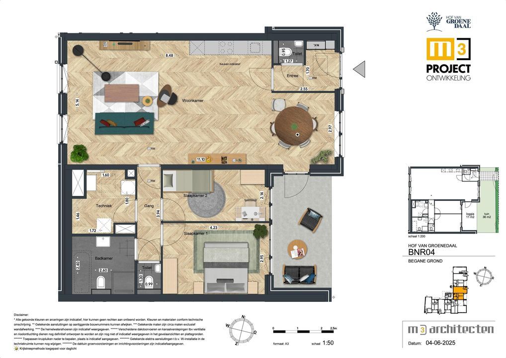 Appartementen 4, Kloetinge plattegrond-11