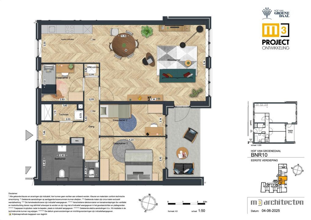 Appartementen 10, Kloetinge plattegrond-11