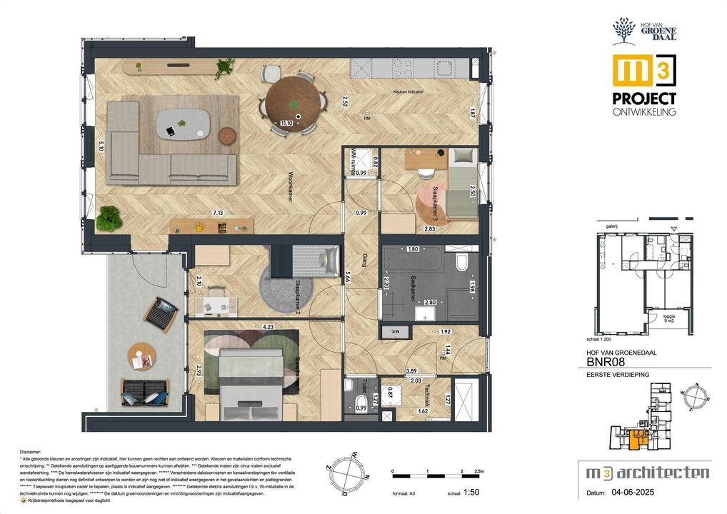Appartementen 8, Kloetinge plattegrond-11