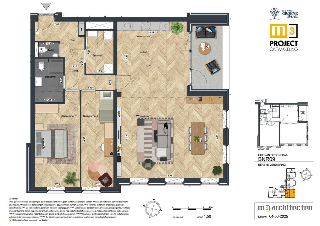 Appartementen 9, Kloetinge plattegrond-11