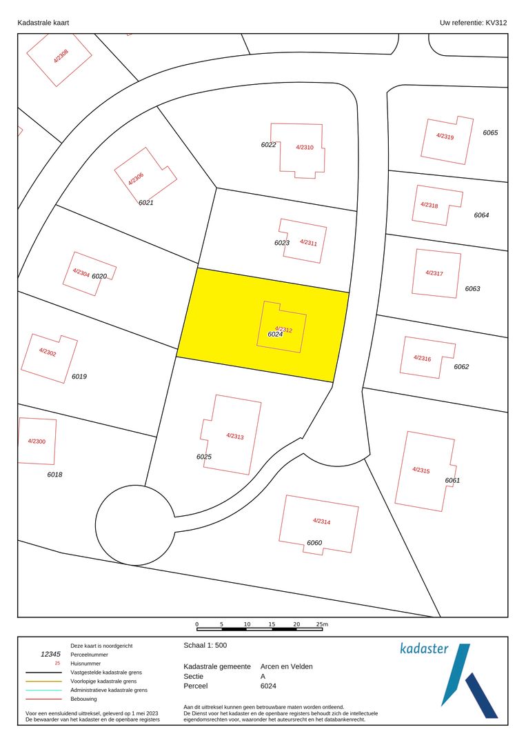 Klein Vink 4 312, Arcen plattegrond-36