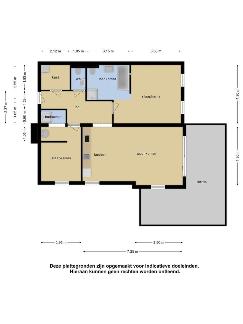 Penthouse Resort Bonaire D2.1, Kralendijk, Belnem plattegrond-32
