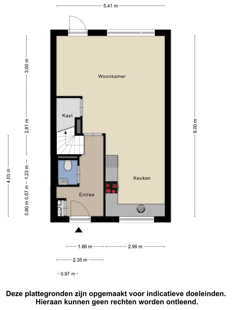 Floddertje 23, Kapelle plattegrond-38