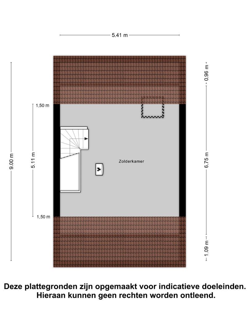 Floddertje 23, Kapelle plattegrond-38