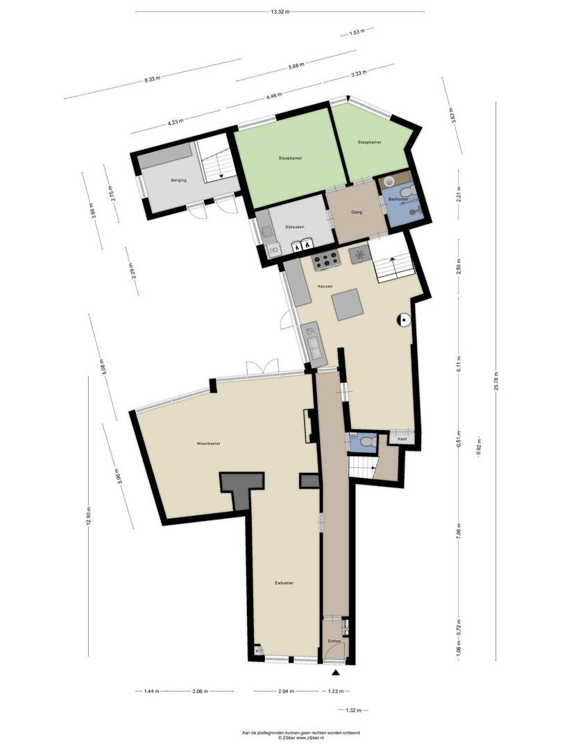 Grote Kade 26, Goes plattegrond-46