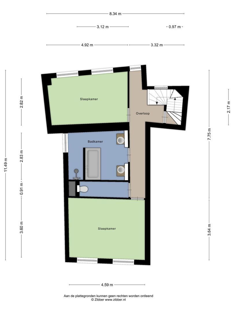 Grote Kade 26, Goes plattegrond-46